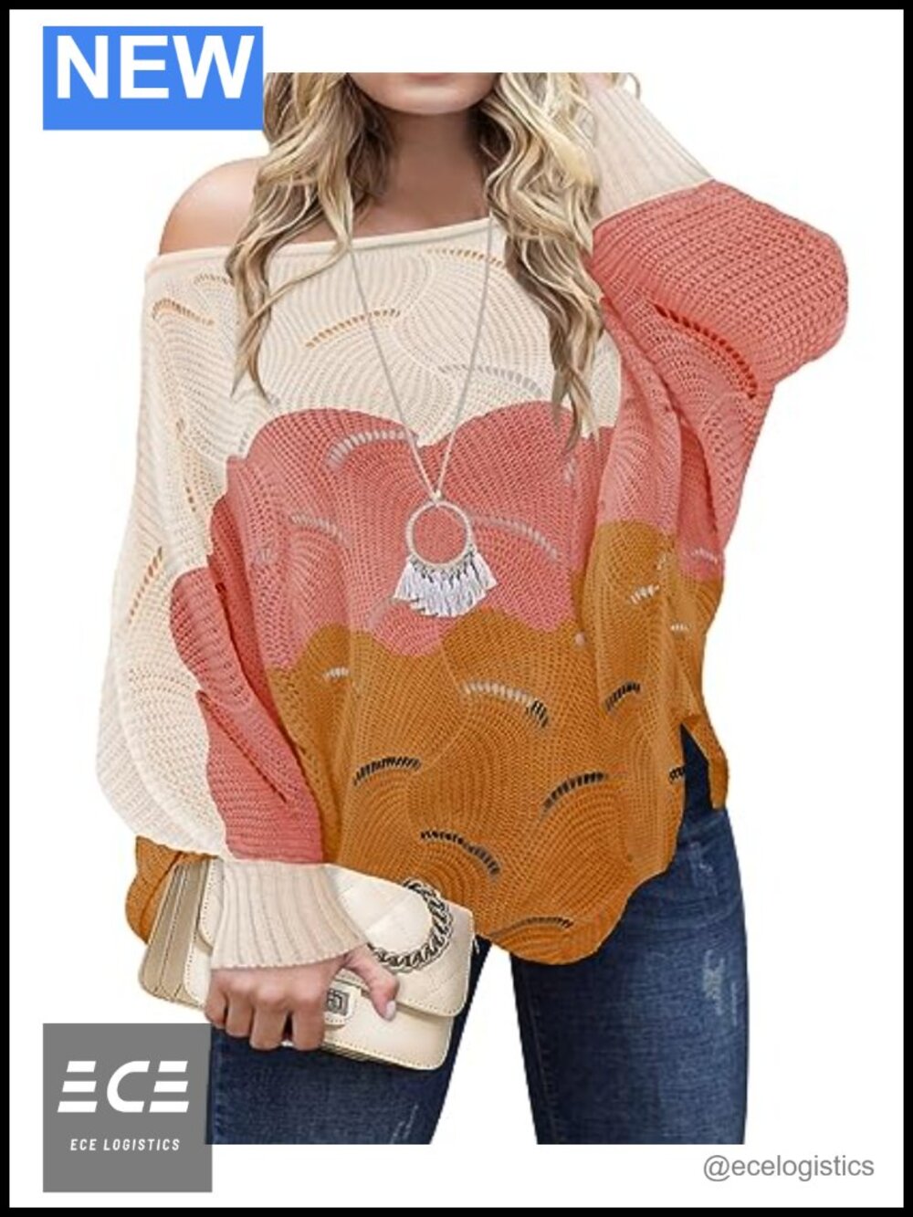 Plus Size Soft Knit Crewneck Oversized Pullover Sweater Loose Fit Fall Jumper